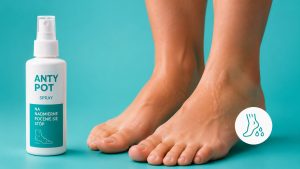 Nadmierne pocenie się stóp — antyperspiranty z chlorkiem glinu (Driclor, Etiaxil), bambusowe skarpety, jonoforeza.