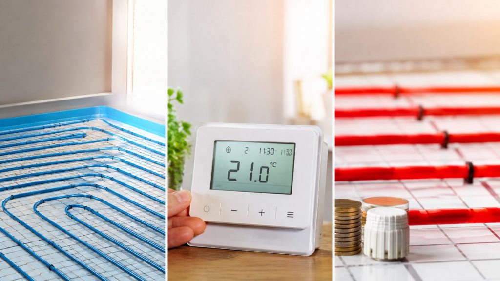Jakie ogrzewanie podłogowe wybrać w 2026 roku? Wodne, elektryczne, koszt instalacji i eksploatacji