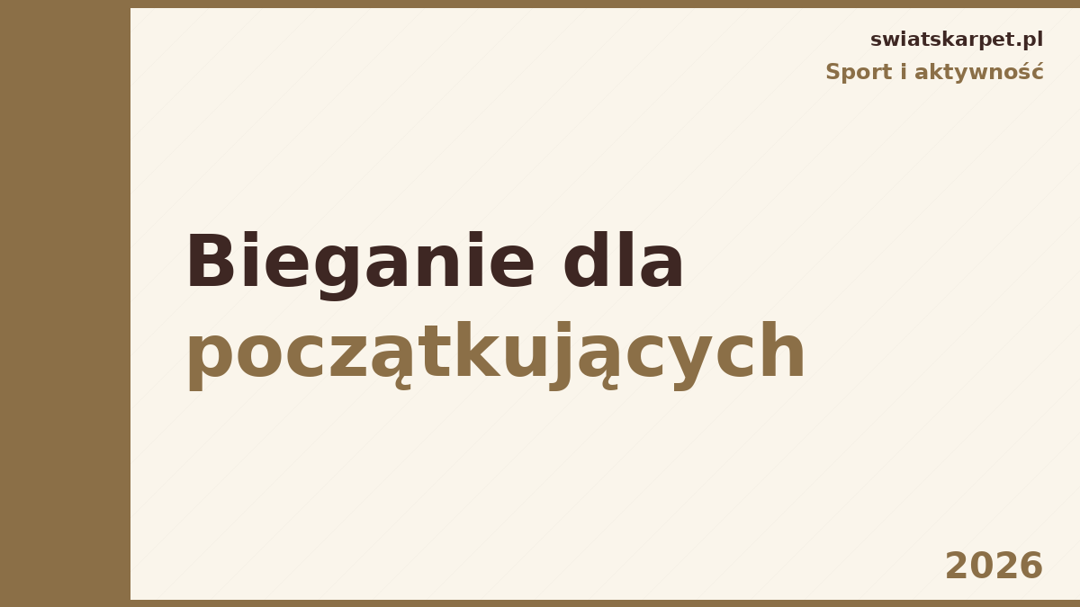 Bieganie dla początkujących plan