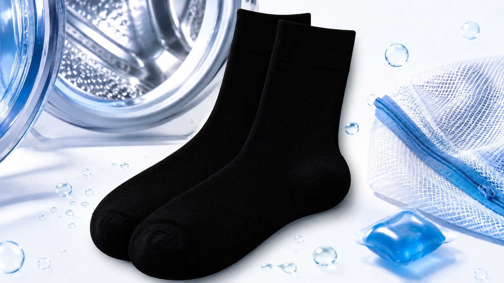 Jak prać czarne skarpety, żeby nie blakły i nie zostawiały meszku? Sprawdź temperaturę, detergent, sortowanie, suszenie i błędy, które niszczą kolor oraz zostawiają włókna na stopach.
