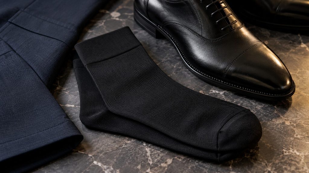 Eleganckie skarpetki męskie — do garnituru i smokingu