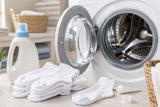 Jak prać skarpetki z grzybicą stóp? Sprawdź właściwą temperaturę, detergent, zasady suszenia oraz sposób prania, który ogranicza ryzyko ponownego zakażenia.