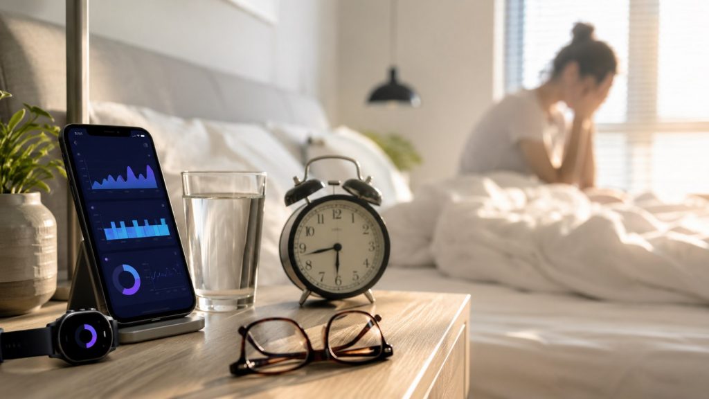 Telefon mierzy sen, ale nie wyjaśnia zmęczenia. Kiedy domowe dane wymagają konsultacji lekarskiej