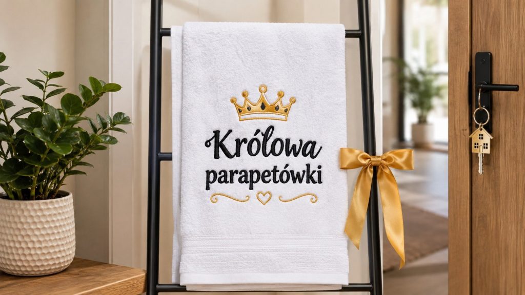 Jak wybrać ręczniki z żartobliwym haftem na panieński, parapetówkę i prezent bez gafy