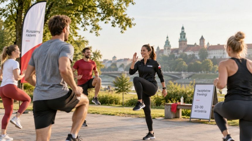 Europejski Tydzień Sportu 2026 trwa w Polsce od 23 do 30 września. Sprawdź, gdzie znaleźć bezpłatne treningi, wydarzenia #BeActive, zajęcia rodzinne, biegi, pływanie, fitness i nordic walking online.