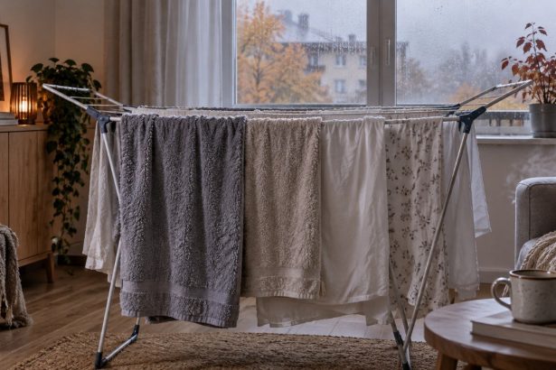 Jesienne pranie schnie wolniej przez niższą temperaturę i wyższą wilgotność. Sprawdź, jak suszyć ręczniki i pościel szybciej, ograniczyć wilgoć i uniknąć zapachu stęchlizny.