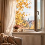 Jesienny skok temperatur sprzyja wilgoci i kondensacji. Sprawdź, kiedy i jak długo wietrzyć mieszkanie jesienią, aby wymienić powietrze bez wychładzania ścian i ryzyka rozwoju pleśni.