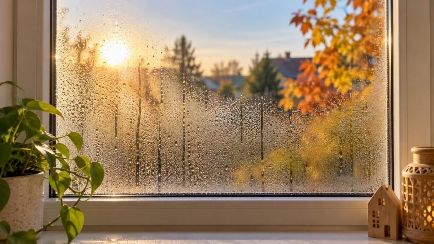Dlaczego okna „pocą się” pod koniec września? Chłodne noce, ciepłe dni i punkt rosy sprzyjają kondensacji. Sprawdź, kiedy para na szybach jest normalna, a kiedy oznacza problem z wilgocią w domu.
