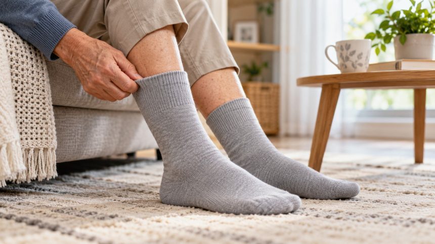 Skarpety bezuciskowe Bixtra 5-pak — bez czerwonych odcisków, dla cukrzyków i żylaków. Polski specjalista. Bawełna 80%, medical grade.