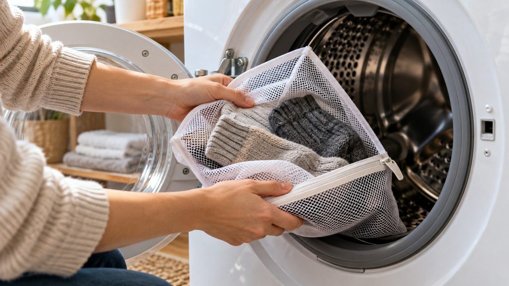 Jak prać skarpety merino w pralce, żeby się nie skurczyły