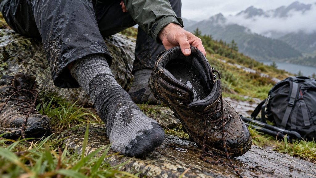 Mokre stopy w butach trekkingowych z membraną – dlaczego tak się dzieje i co pomaga