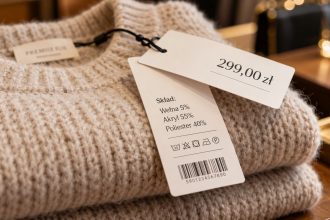 Sweter wygląda na wełniany, ale ma tylko 5% wełny? Sprawdź, co oznacza skład na metce, dlaczego akryl przypomina wełnę i kiedy warto dopłacić.