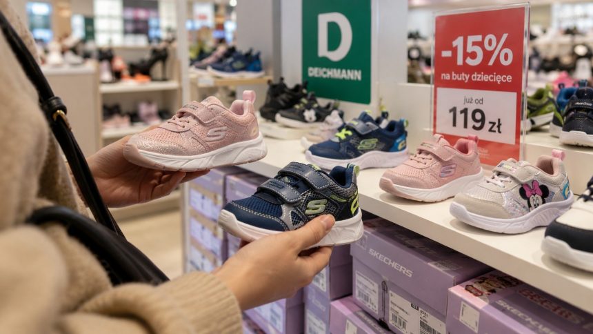 Deichmann oferuje 15% rabatu na wybrane buty dziecięce od 119 zł. Sprawdź kod BABY15, termin promocji, warunki i realne oszczędności.