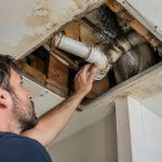 Żółta plama na suficie po deszczu? Sprawdź, jak odróżnić przeciek dachu od awarii instalacji, co zrobić w pierwszej dobie i kiedy wezwać fachowca.
